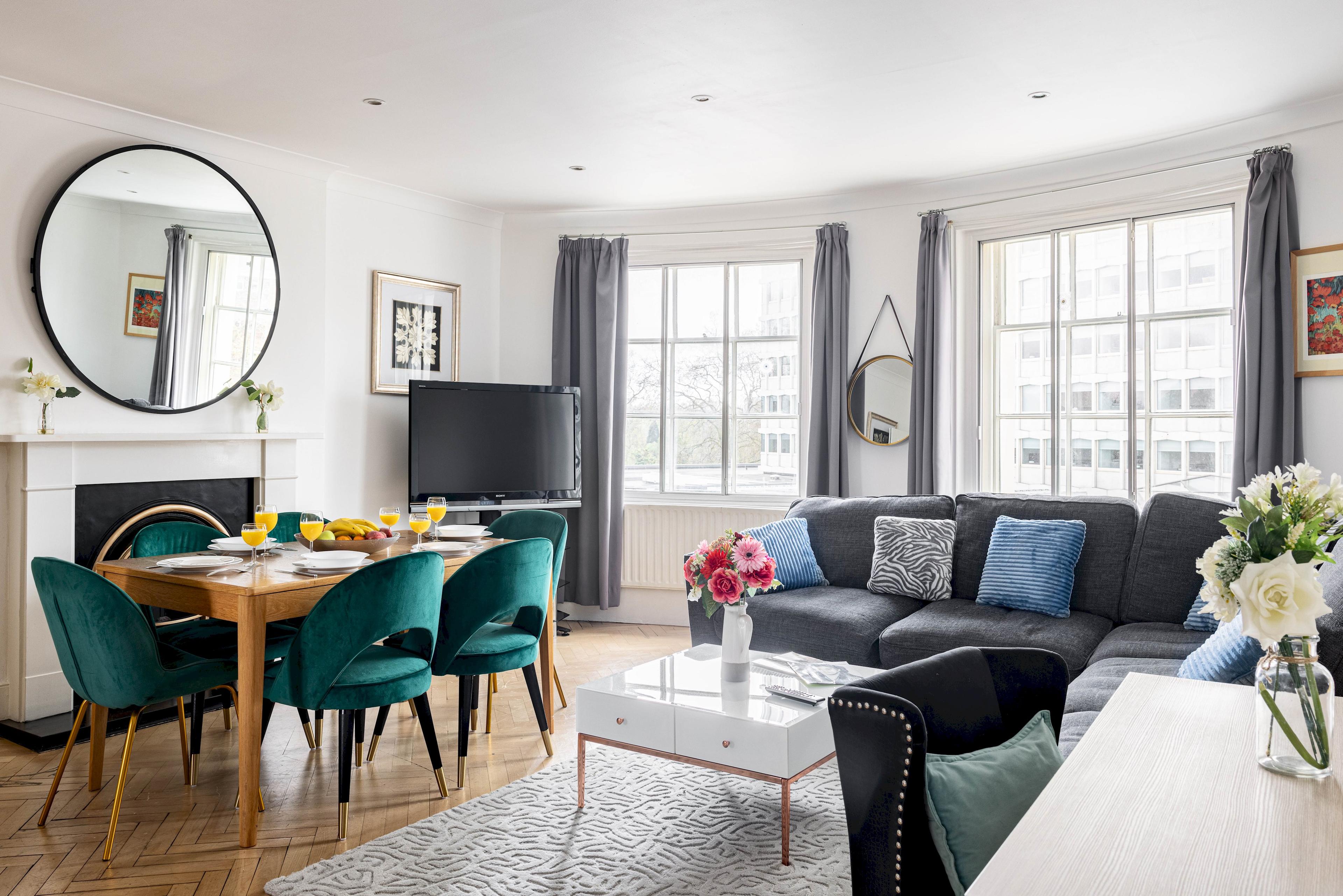3-bedroom apartment Lancaster gate serviced apartment - London - VivreStays