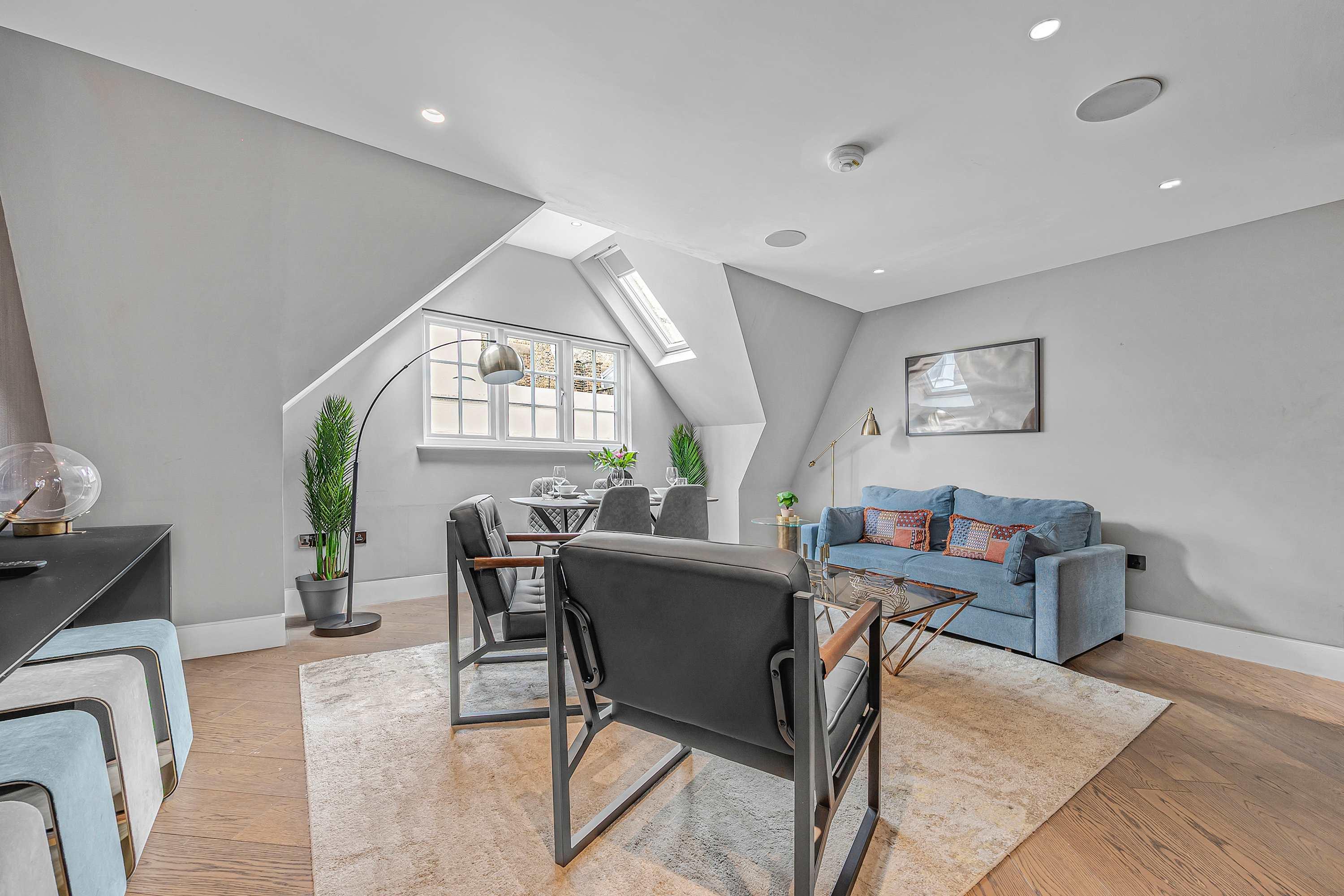 View Luxury 1-Bed Penthouse with AC & Terrace, Soho Luxury 1-Bed Penthouse with AC & Terrace, Soho serviced apartment - London - VivreStays