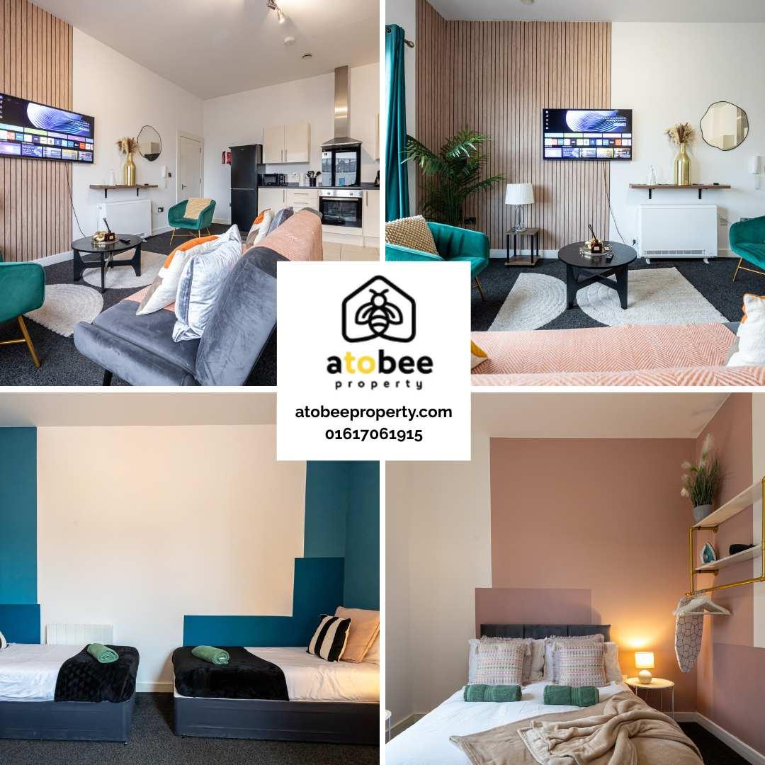View Salford Apartment w/Free Parking | Near Salford Apartment w/Free Parking | Near serviced apartment - Salford - VivreStays