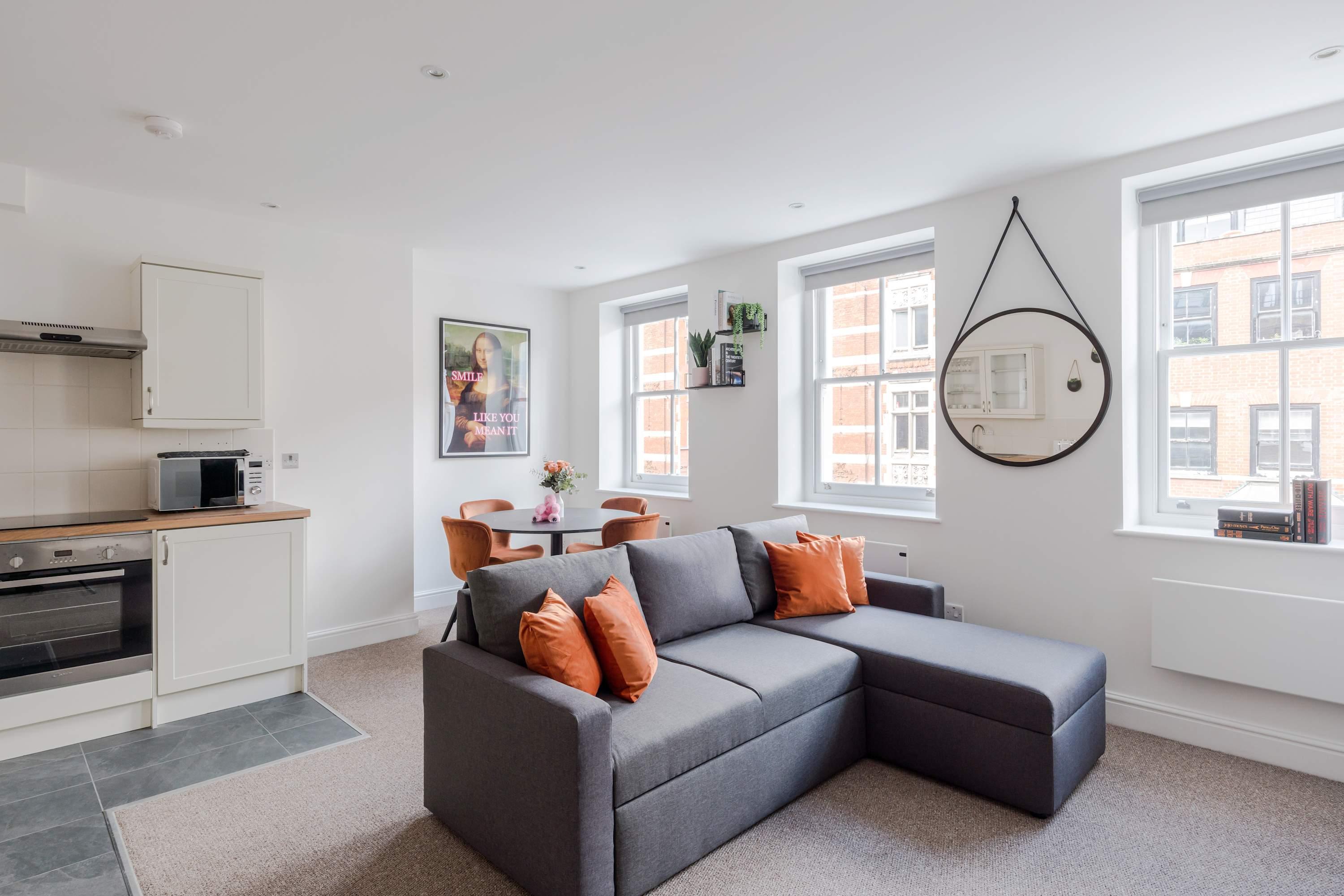 View Stylish 1-bed Flat · Fitzrovia · Sleeps 4 Stylish 1-bed Flat · Fitzrovia · Sleeps 4 serviced apartment - London - VivreStays